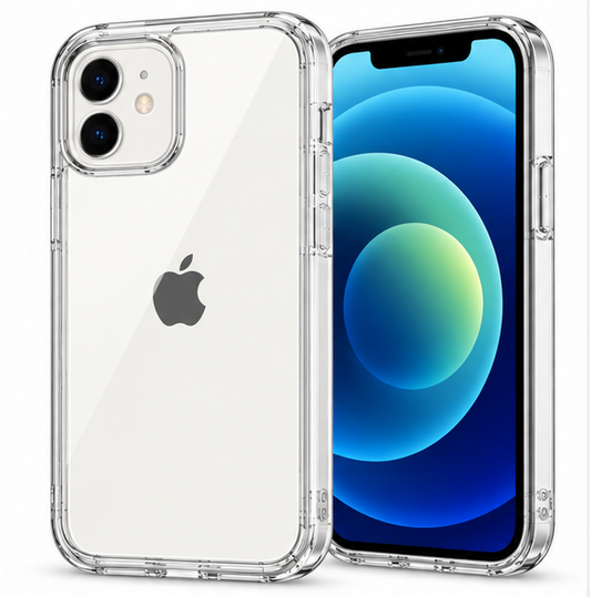 Clear Case for iPhone 11 – Transparent Shockproof Protective Phone Cover