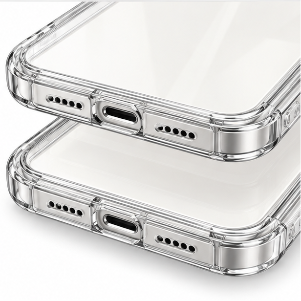 Clear Case for iPhone 11 – Transparent Shockproof Protective Phone Cover