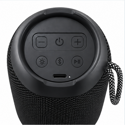 Portable Bluetooth Speaker with LED Lights