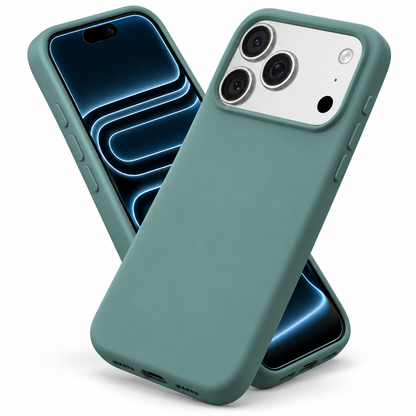 For iPhone 18 Pro Silicone case-Green