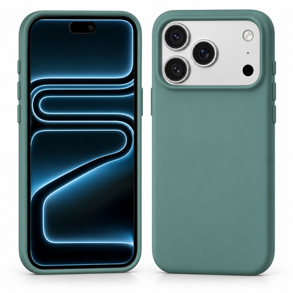 For iPhone 18 Pro Silicone case-Green