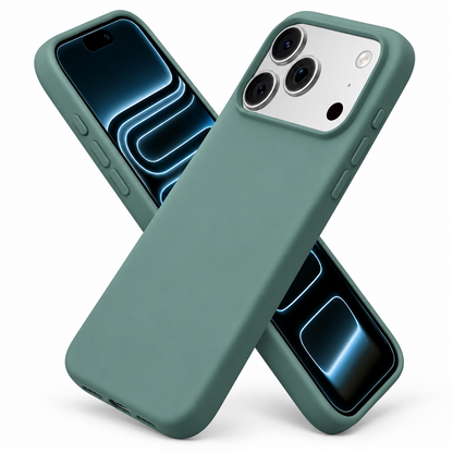 For iPhone 18 Pro Silicone case-Green