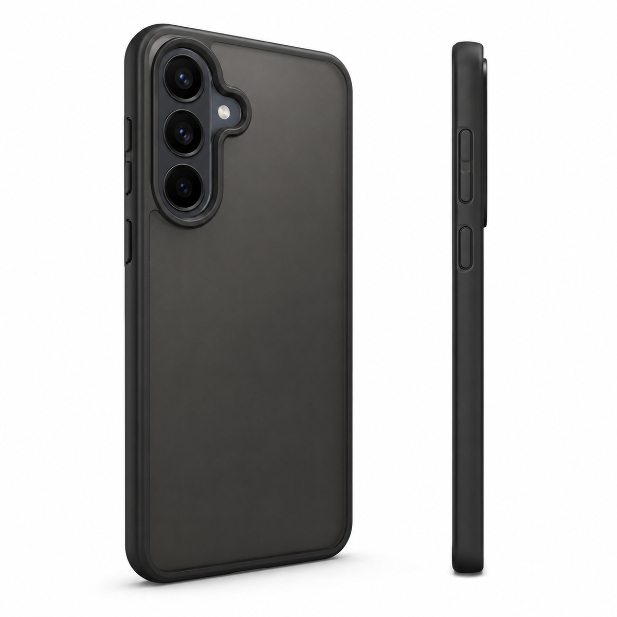 Matte Phone Case for Samsung A57 Shockproof Cover,Black