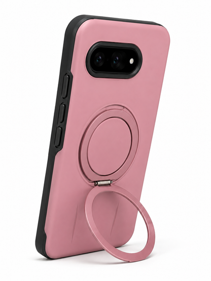 For Google Pixel 10a Pink Magsafe Spin Grip Phone Case