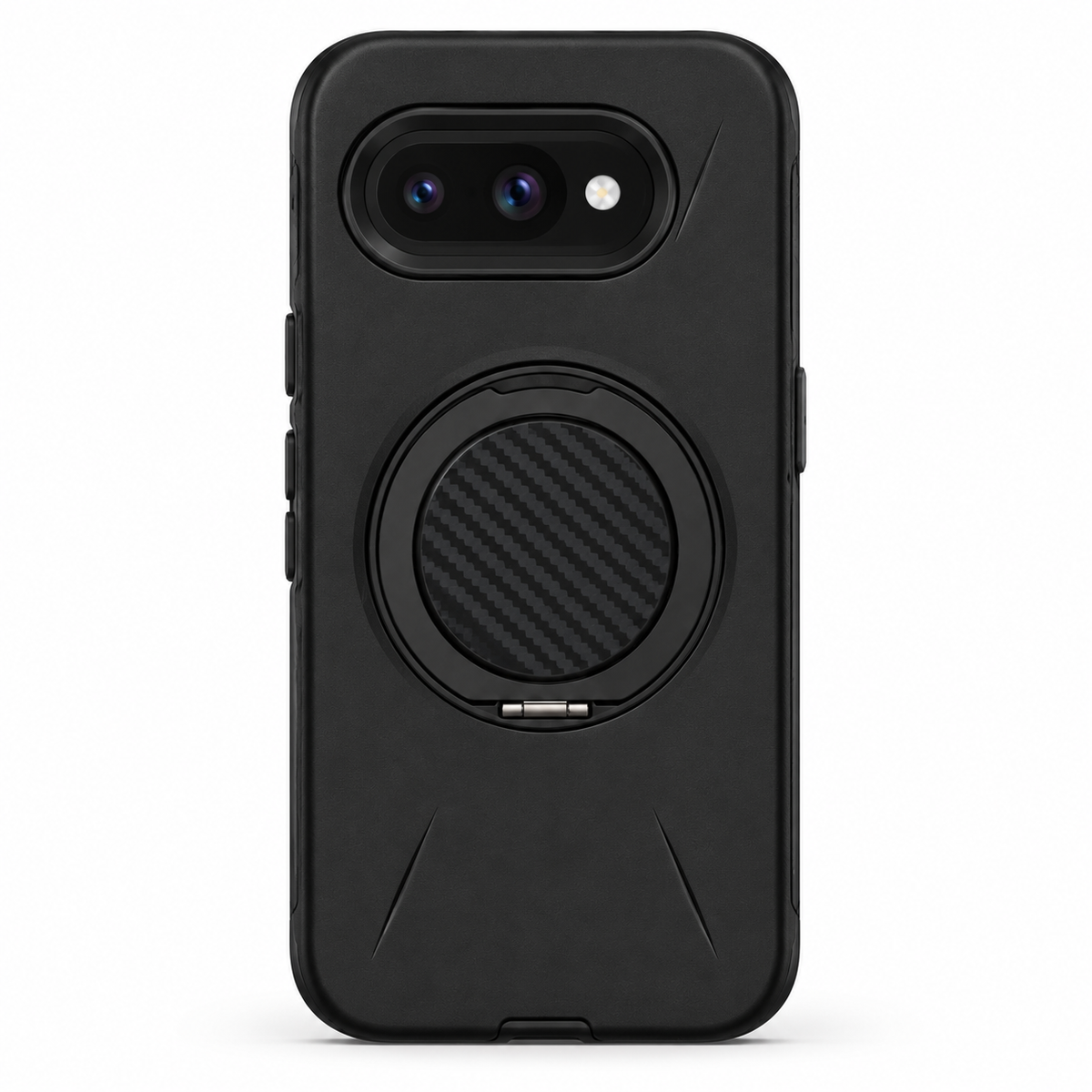 For Google Pixel 10a Black Magsafe Spin Grip Phone Case