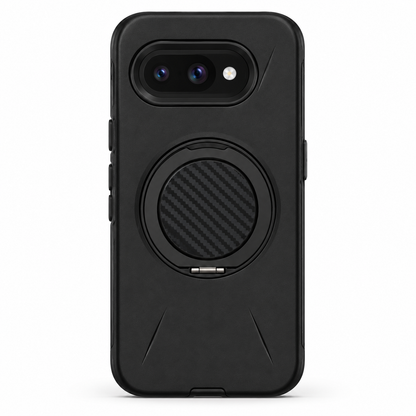 For Google Pixel 10a Black Magsafe Spin Grip Phone Case
