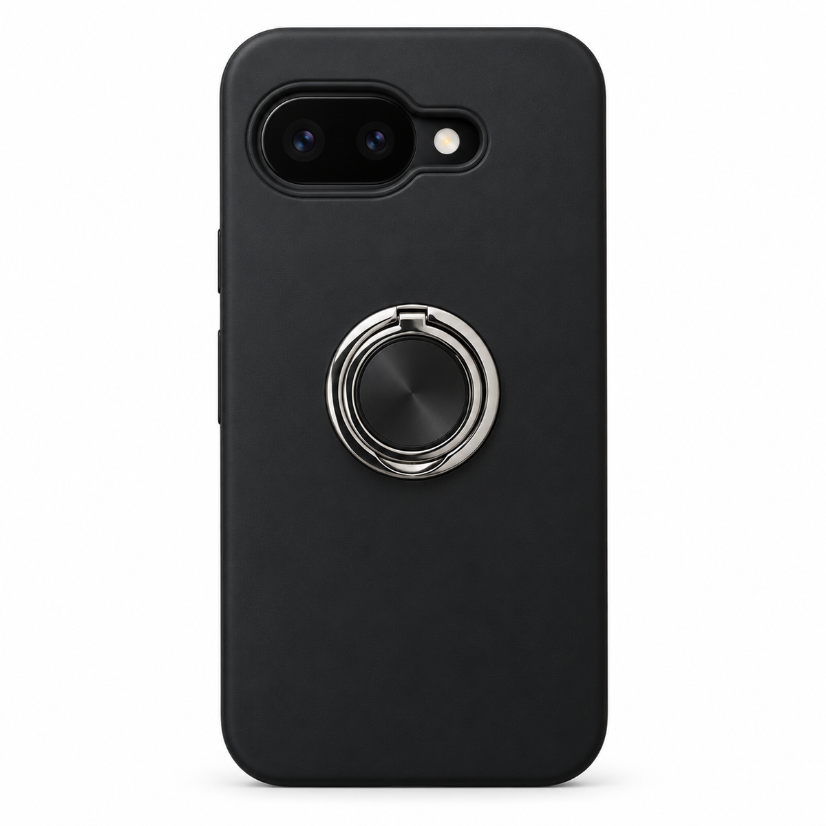 For Google Pixel 10a Slim Magnetic Ring Stand Case – Shockproof Protective Cover, Black