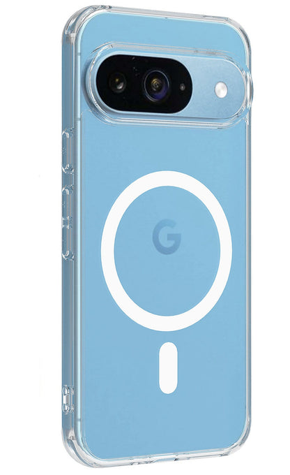 For Google Pixel 9 Magsafe Clear Case – Magnetic Compatible & Protective