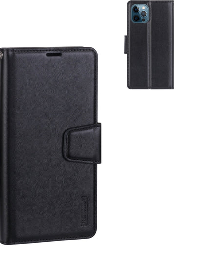 For iPhone 16 Plus Wallet Case Black Colour Flip Cover