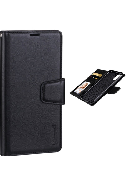 For iPhone 16 Plus Wallet Case Black Colour Flip Cover