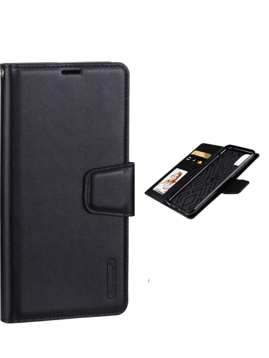 For Samsung Galaxy S25 Ultra  Wallet Case with Card Holder & Kickstand  Black