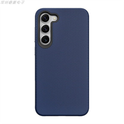 For Samsung Galaxy S24 FE Shockproof  Rugged Navy Blue Case + 2 x Screen Protector