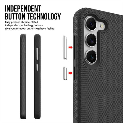 For Samsung Galaxy A16 Rugged Black Case + 2 x Screen Protector