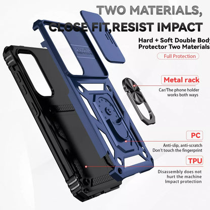 For Samsung Galaxy A55 Shockproof Cover-Blue