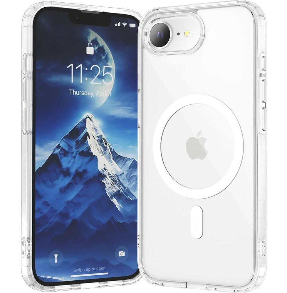 [2-Pack] For iPhone 16E Clear Case with MagSafe