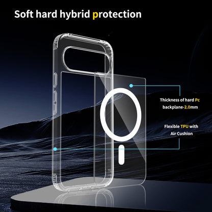 Magsafe Case for Google Pixel 9 Pro XL, Magnetic Clear Case