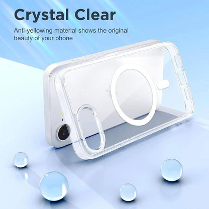 [2-Pack] For iPhone 16E Clear Case with MagSafe
