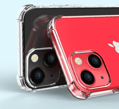 For iPhone 14 Plus Crystal Clear Case - Reinforced Corners
