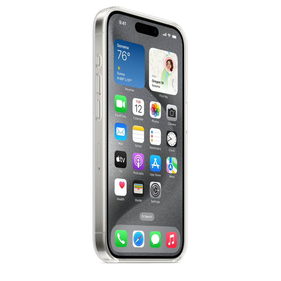 MagSafe Slim Clear Case for iPhone 16 Pro Max-Shockproof