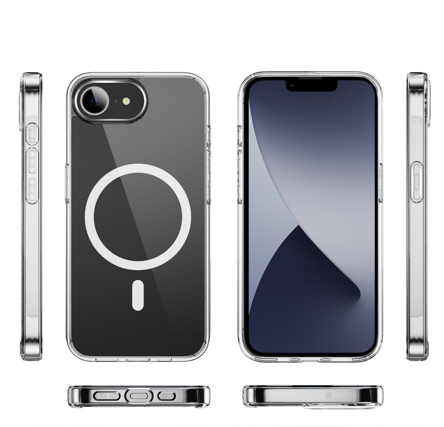 Slim MagSafe Clear Case for iPhone 17e, Shockproof