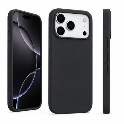 For iPhone 18 Pro Black Silicone case