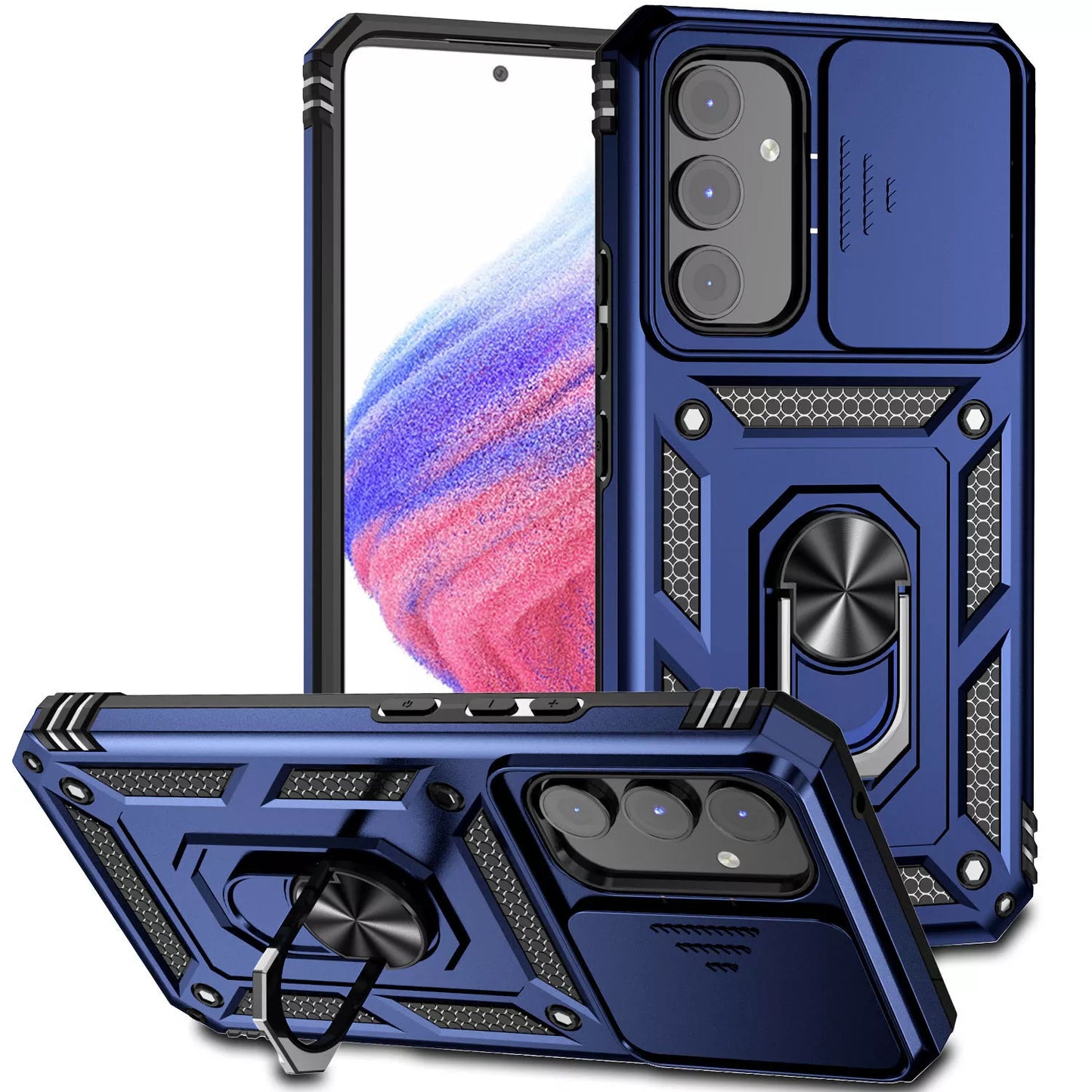 For Samsung Galaxy A55 Shockproof Cover-Blue