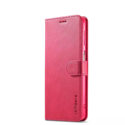 For Samsung Galaxy A56 Matte Wallet Flip Hot Pink colour Case