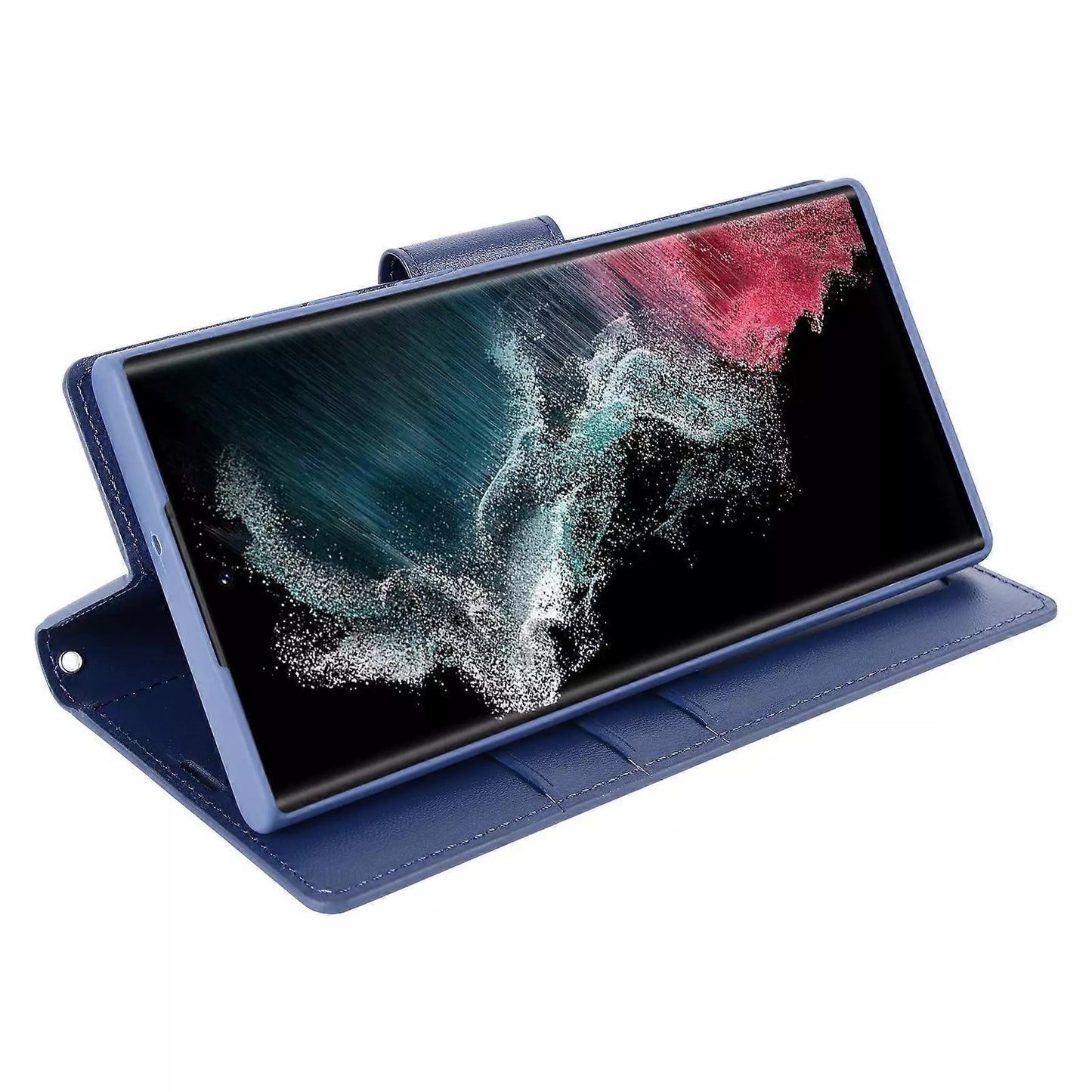 For Google Pixel 9 Pro Wallet Case, Dark Blue