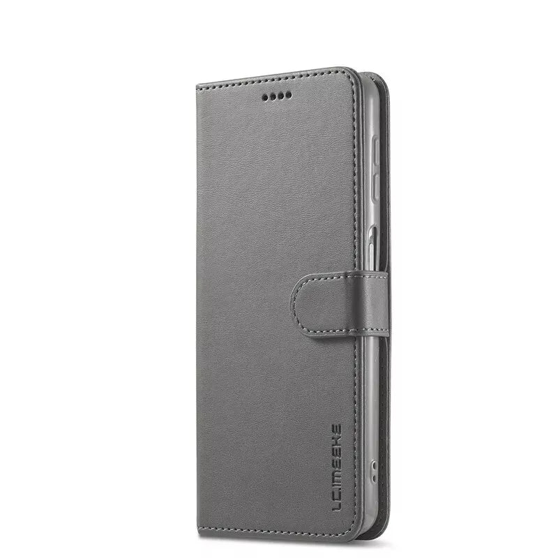For iPhone 14 Premium  Wallet Flip Grey colour Case