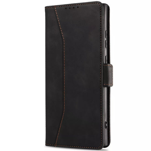 For Samsung Galaxy S24 Wallet Case Black Colour Folio Flip Cover