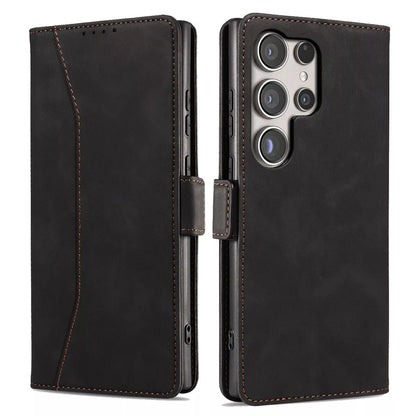For Samsung Galaxy S24 Wallet Case Black Colour Folio Flip Cover