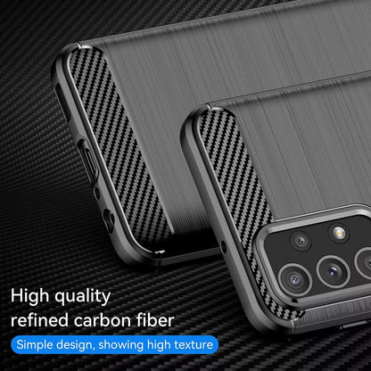 For Samsung Galaxy A56  Shockproof  Carbon Fiber Cover