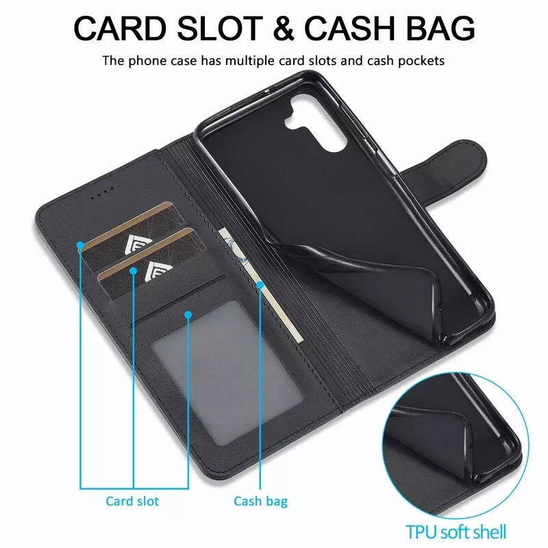 For Samsung Galaxy A26  Matte Wallet Flip Case
