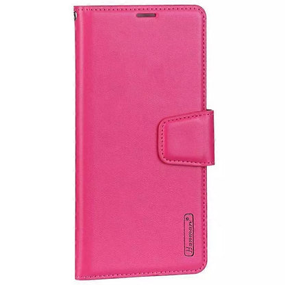For Samsung Galaxy S25 Wallet Case with Card holder Hot pink Colour Flip Cover