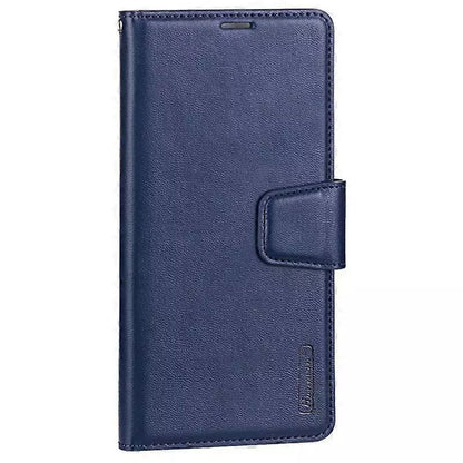 For Samsung Galaxy S24 FE Wallet Case Blue + 2 x Screen Protectors
