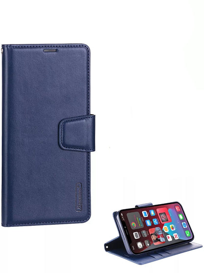 For iPhone 13 Wallet Case Dark Blue Colour Flip Cover