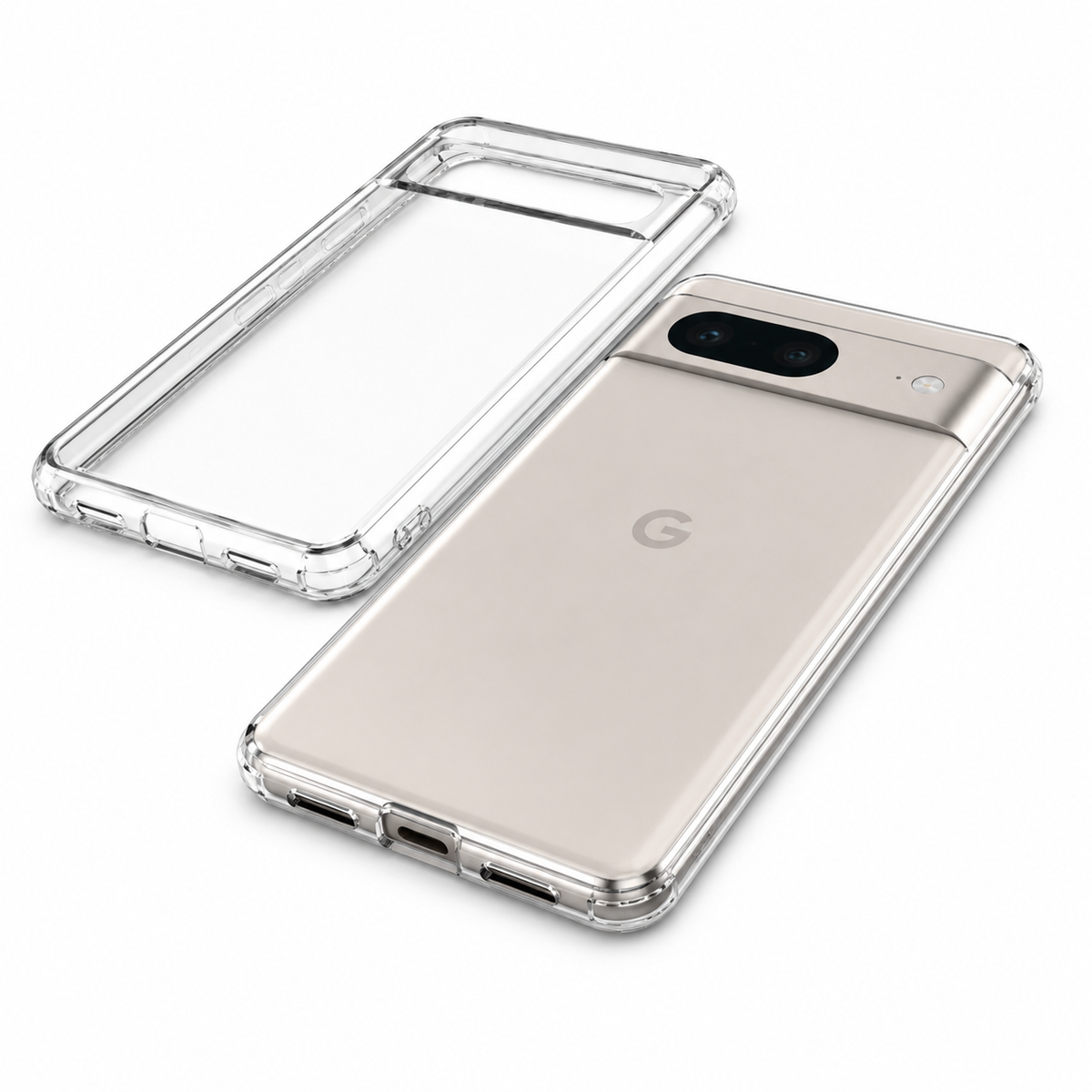 For Google Pixel 8 shockproof case clear protective cover