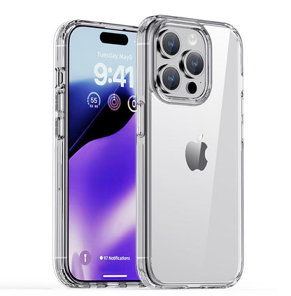 For iPhone 13 Pro Max Shockproof Transparent Case,Slim Protection