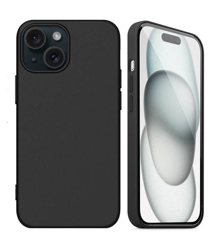 Silicone Case for iPhone 14 Plus,Black Cover