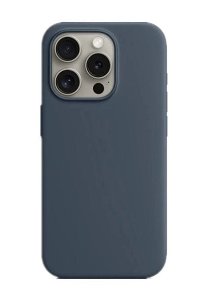 For iPhone 11 Pro Max Silicone Case -Navy Blue, Slim Fit Cover