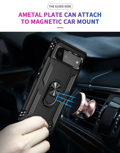 For Google Pixel 7 Shockproof Case-Black