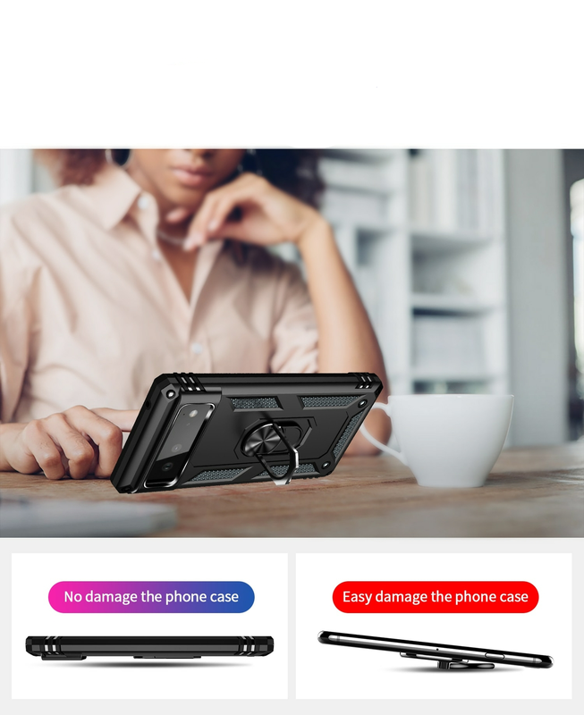 For Google Pixel 7 Shockproof Case-Black