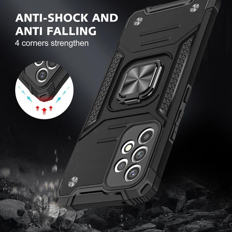 For iPhone 16 Pro Max Black Magnetic Protective case