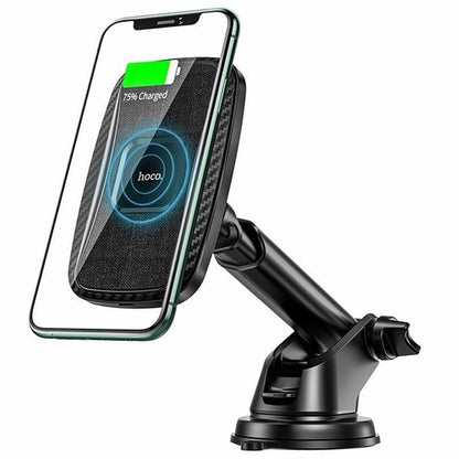 2 In 1 Magnetic Car Mount Suction Vent Wireless Charger