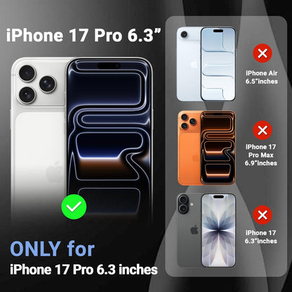 For iPhone 17 Pro Max Clear Case Magsafe Cover