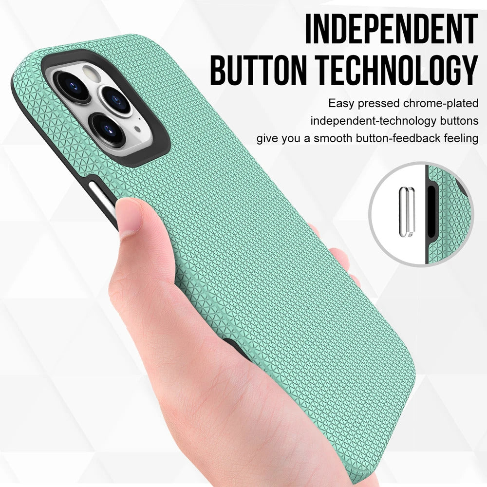 For iPhone 15 Pro Max Shockproof Case Rugged Mint Case
