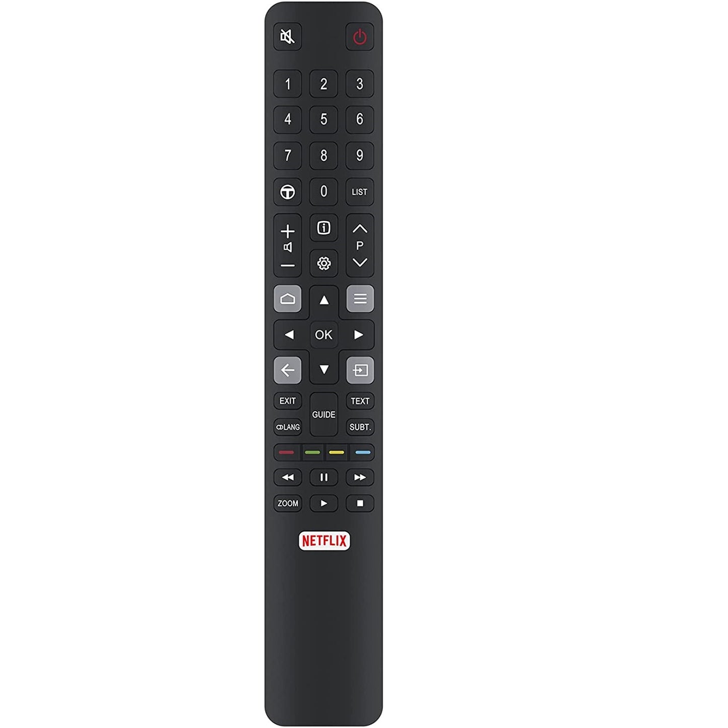 Replacement Remote Control for TCL TV 06-Irpt45-Crc802n
