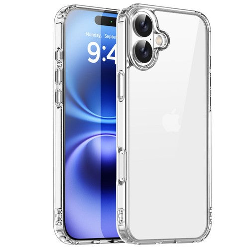 For iPhone 16 Clear Ultra Slim Case
