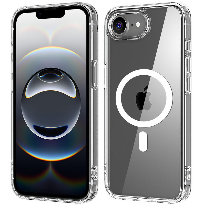 Clear Case for iPhone 17E Shockproof Magnet Cover
