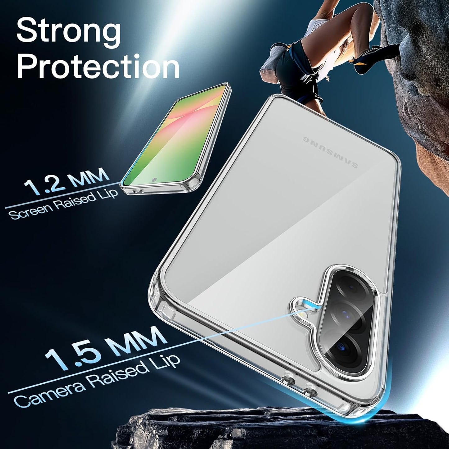 Tough Protective Clear Case for  Samsung Galaxy A56